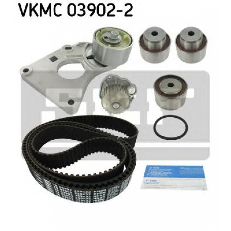 VKMC 03902-2 SKF - Насос охолоджуючої рідини + комплект зубчатого ремня